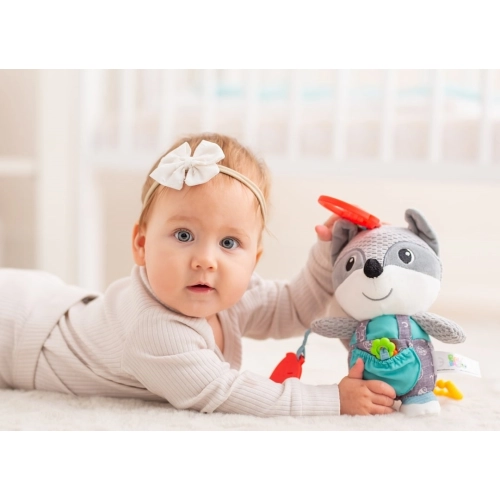 Zawieszka, gryzak Szary Lis Felix Balibazoo B80792